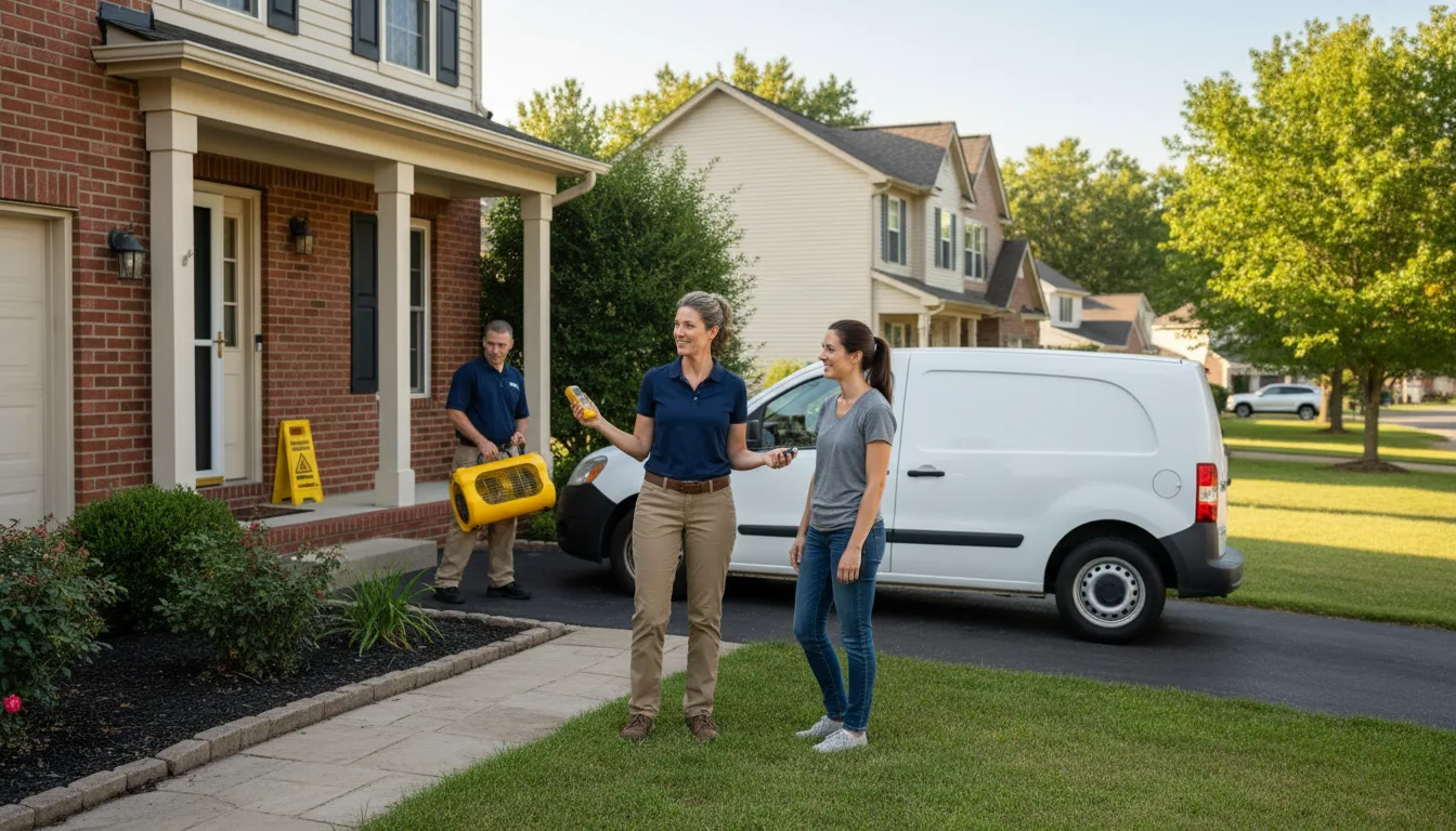 Water restoration image for Water Damage & Restoration Services in Ellamore, WV